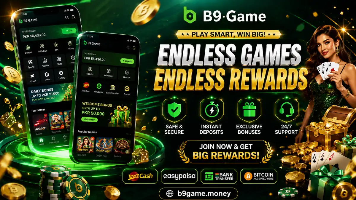 B9 Game online gaming app preview